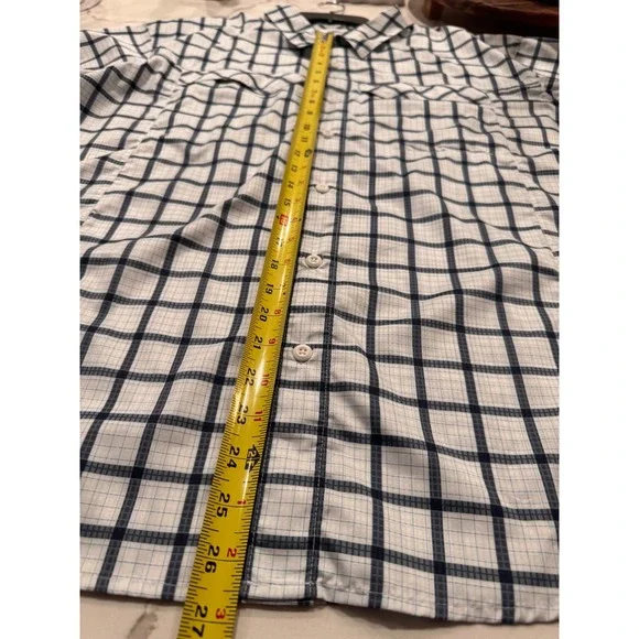 Columbia PFG Silver Ridge Lite Plaid Long Sleeve Fishing Shirt Mens XXL AM1282 - Picture 10 of 10